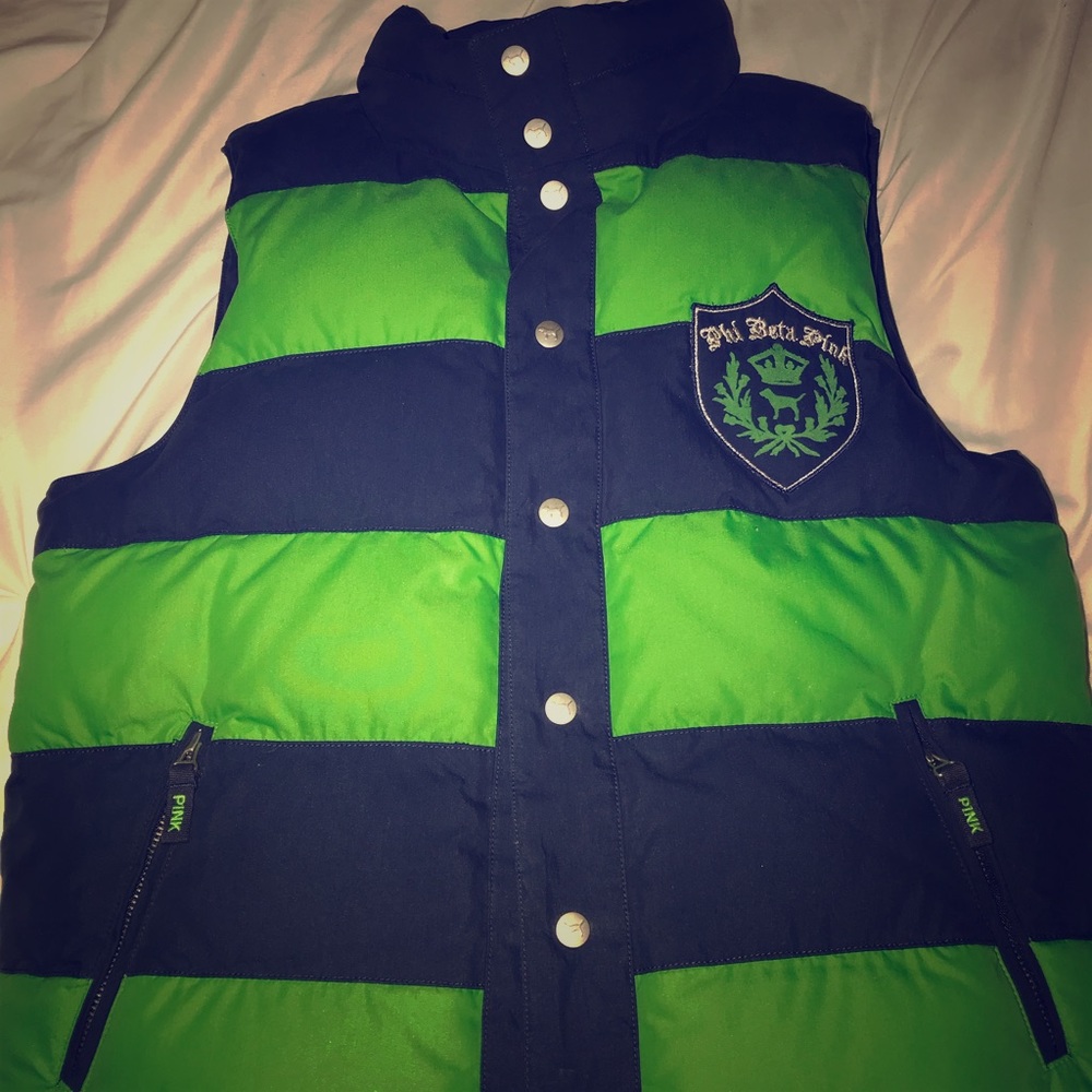 Victoria’s Secret Pink reversible down vest